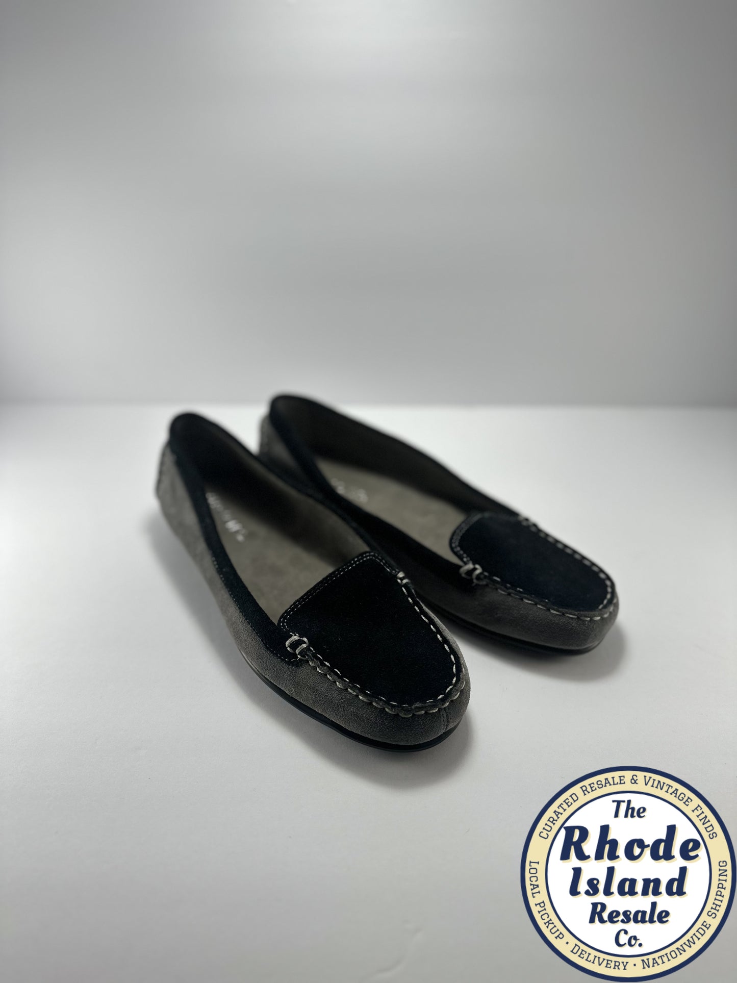 Aerosoles Suede Comfort Loafers – Size 8