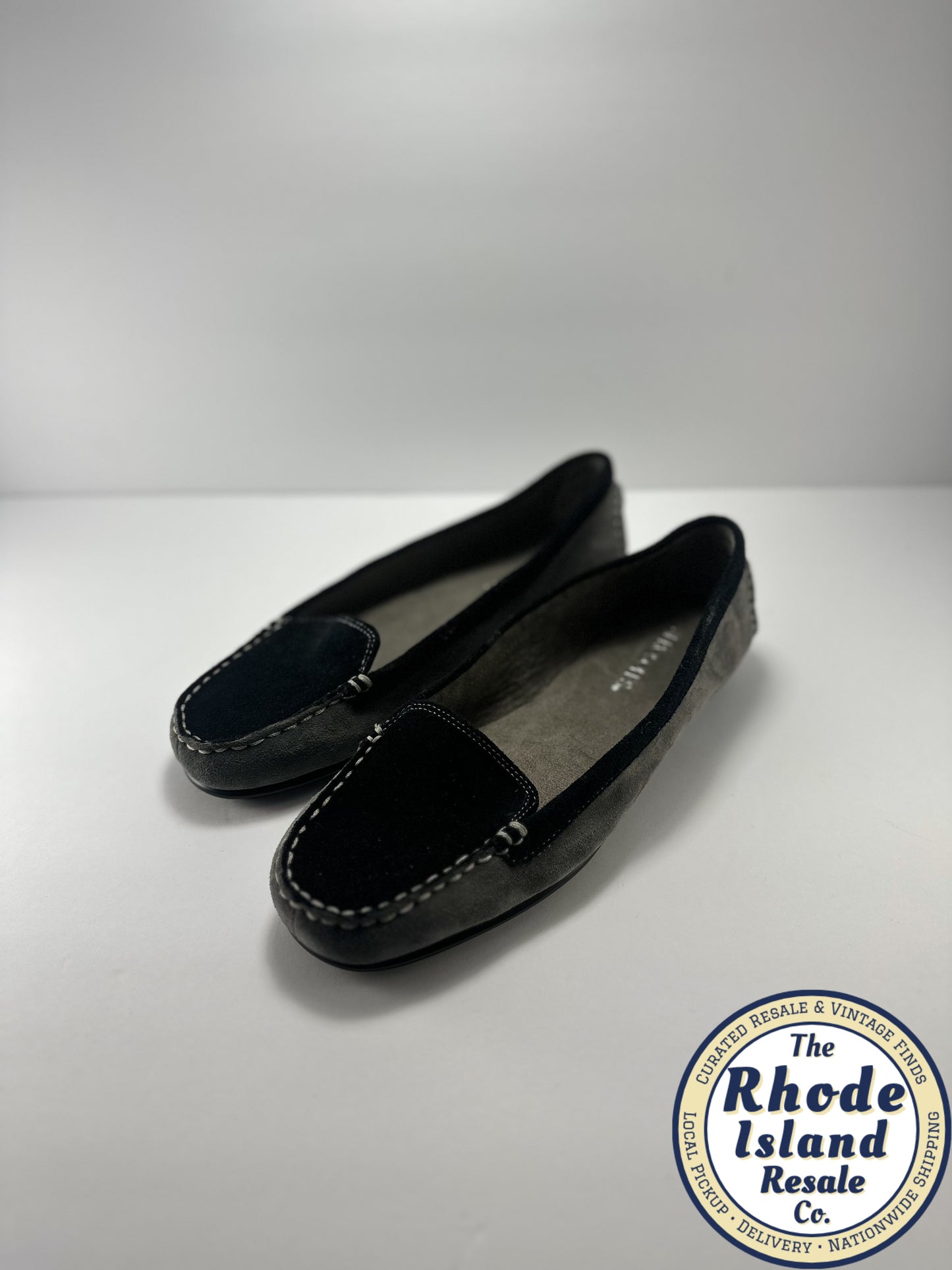 Aerosoles Suede Comfort Loafers – Size 8