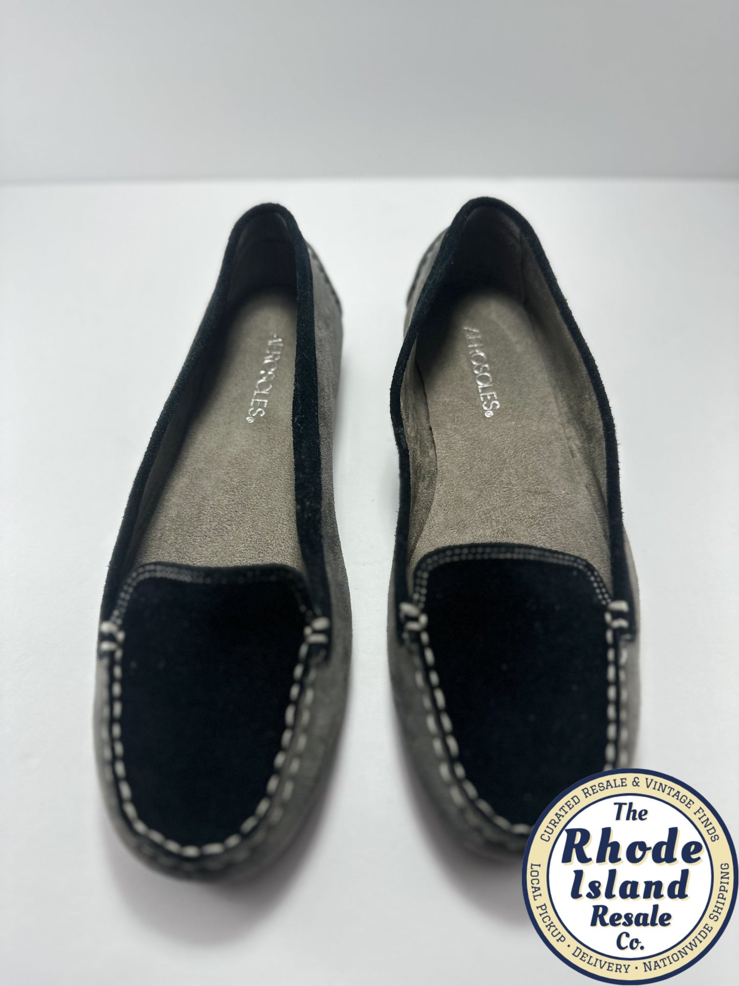 Aerosoles Suede Comfort Loafers – Size 8
