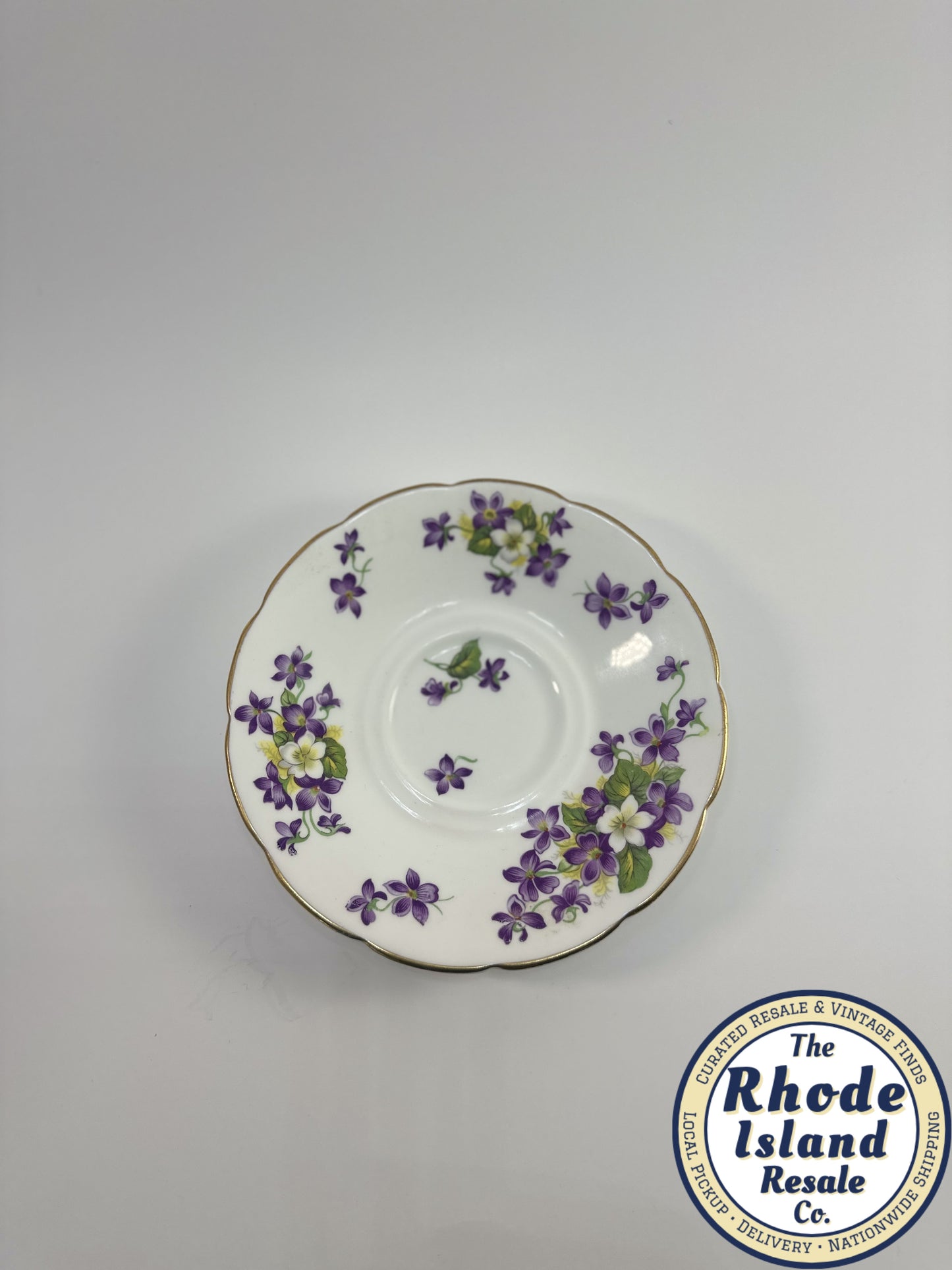 Vintage Bone China Teacup & Saucer Set (Tuscan England)